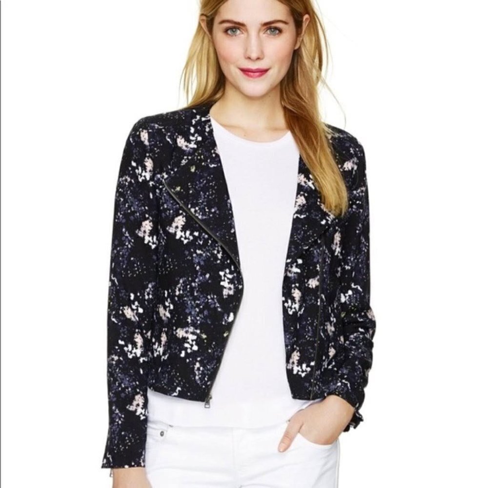 ARITZIA TALULA FLORAL ZIP JACKET